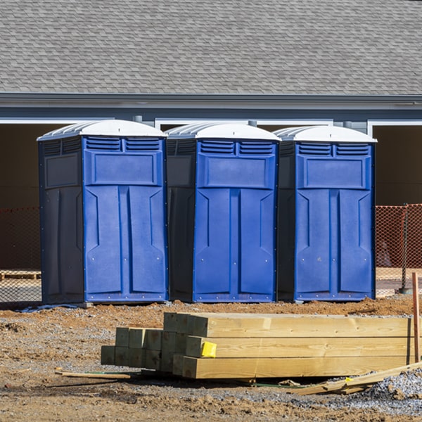 do you offer hand sanitizer dispensers inside the portable toilets in Gerty OK